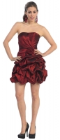 Tanzkleid Partykleid Cocktailkleid burgund