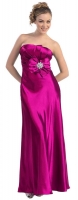 Günstiges Abendkleid Abschlusskleid magenta