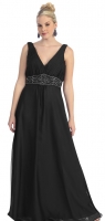 Abendkleid XXL Festkleid Brautmutter schwarz