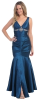 Abendkleid Mermaid XXL grosse Größe dunkelblau