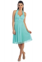 Abiballkleid Cocktailkleid kurz hellgrün