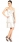 Cocktailkleid creme Brautkleid kurz Chiffon 