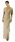 Gold-Hochzeit Kleid gold beige mit Volant-Ärmel 