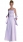 Ballkleid Corsagen Ballkleid lila Satin 