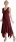 SALE Sommer burgund Abendkleid Cocktailkleid 