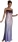 Abendkleid billig lang Charmeuse mauve SALE 