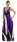 B-Ware Designer Stars Kleid violett creme schwarz 