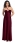 Abiballkleid günstig Abendkleid burgund 