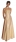Brautmutterkleid gold Ballkleid Festkleid Satin 