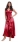 SALE Cocktailkleid Satin dunkelrot Günstig 