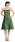 Cocktailkleid olive-grün festliches Abend Kleid 